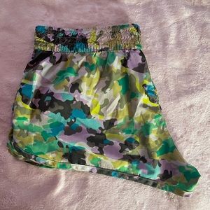 camo athletic shorts